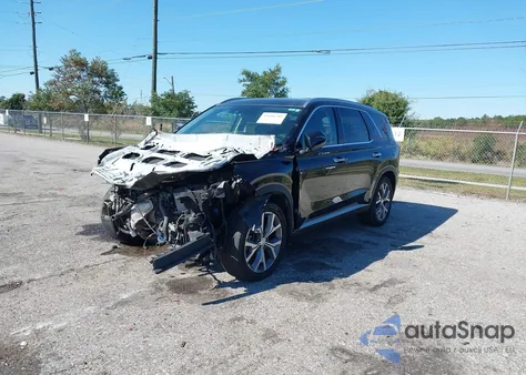 2022 Hyundai Palisade Sel from USA, damaged, VIN KM8R44HE3NU448277